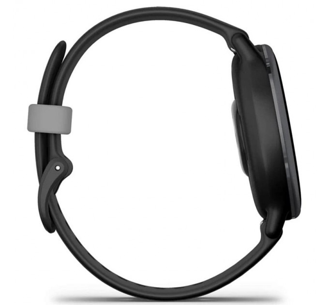 Смарт-годинник Garmin Vivoactive 5 Slate Aluminum Bezel with Black Case and Silicone Band (010-02862-5A)