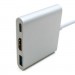 Extradigital Порт-реплікатор Extradigital USB Type-C to HDMI/USB 3.0/Type-C (0.15m) (KBH1691)
