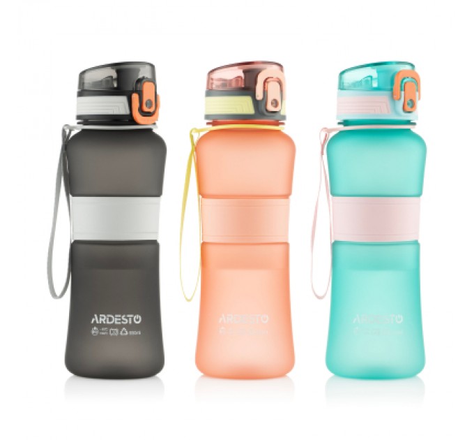 Ardesto Пляшка для води Ardesto Balance 650мл чорний (AR2265BL)