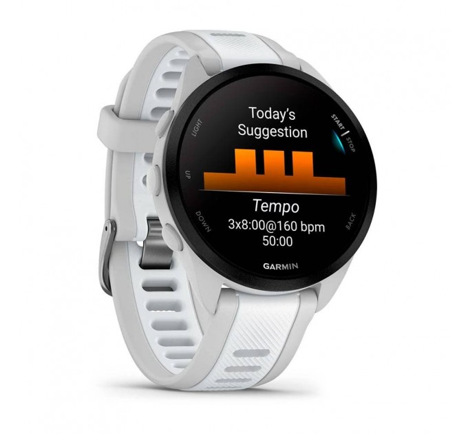 Garmin Смарт-годинник Garmin Forerunner 165 Mist Gray/Whitestone (010-02863-AD)