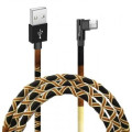 Grand-X Дата кабель USB 2.0 AM to Micro 5P 1.0m Brown/Yellow Grand-X (FM-08BY)