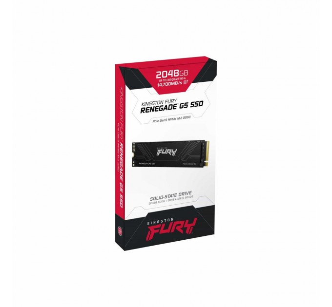 Накопичувач SSD 2TB Kingston Fury Renegade G5 M.2 2280 PCIe 5.0 x4 NVMe 3D TLC (SFYR2S/2T0)