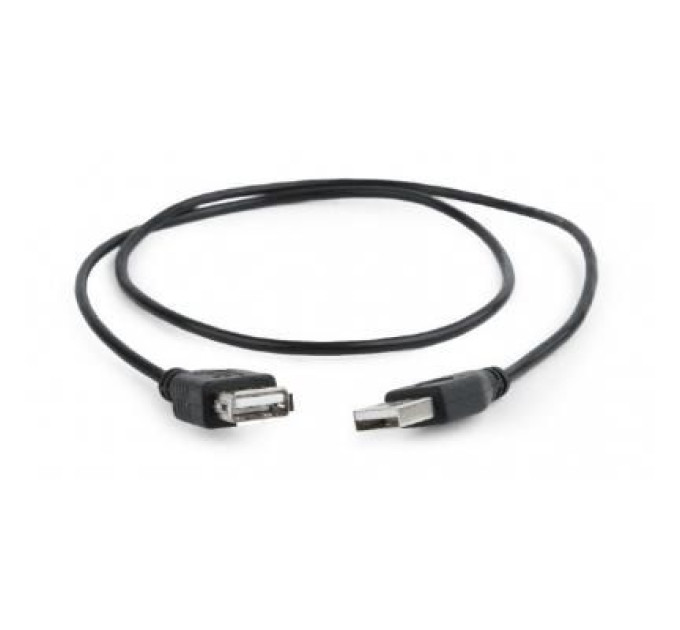 Cablexpert Дата кабель USB 2.0 AM/AF 0.75m Cablexpert (CC-USB2-AMAF-75CM/300-BK)