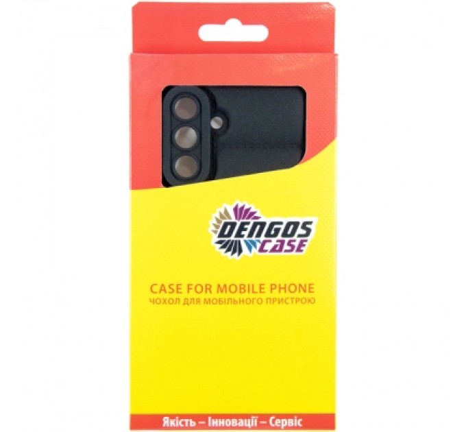 Dengos Чохол до мобільного телефона Dengos Kit Samsung Galaxy A36 5G Soft + glass (Black) (DG-KM-140)