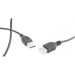 Cablexpert Дата кабель USB 2.0 AM/AF 0.75m Cablexpert (CC-USB2-AMAF-75CM/300-BK)