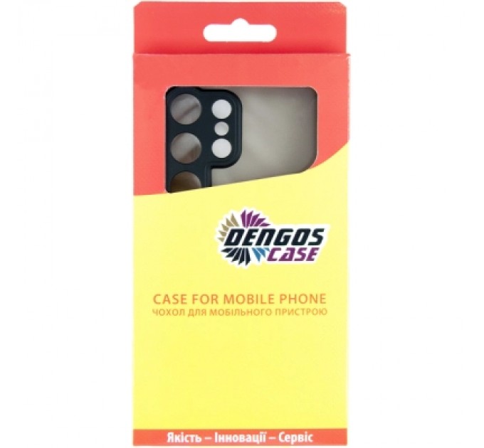 Dengos Чохол до мобільного телефона Dengos Kit Samsung Galaxy S25 Ultra Matte + glass (Black) (DG-KM-144)