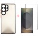 Dengos Чохол до мобільного телефона Dengos Kit Samsung Galaxy S25 Ultra Matte + glass (Black) (DG-KM-144)