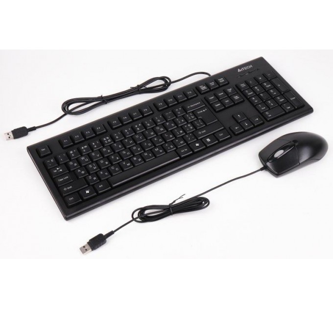Комплект (клавіатура, миша) A4Tech KR-8372 Black