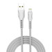 ColorWay Дата кабель USB 2.0 AM to Lightning 1.0m line-drawing white ColorWay (CW-CBUL027-WH)