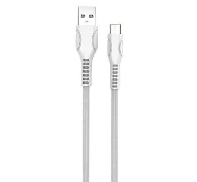 ColorWay Дата кабель USB 2.0 AM to Micro 5P 1.0m line-drawing white ColorWay (CW-CBUM028-WH)