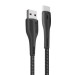 ColorWay Дата кабель USB 2.0 AM to Type-C 1.0m led black ColorWay (CW-CBUC034-BK)