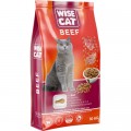 Сухий корм для кішок Wise Cat Beef 10 кг (4820111141289)