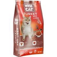 Сухий корм для кішок Wise Cat Turkey and liver 400 г (4820111141647)