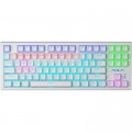 Aula Клавіатура Aula F3032 White keycaps plus 21 Yellow keys KRGD Brown USB UA White (6948391201757)