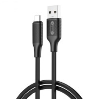 Кабель XO USB - USB Type-C (M/M), 3А, 60W, 1 м, Black (NB265-AC.black)