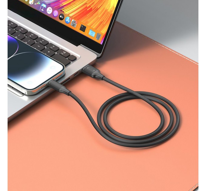 XO Кабель XO USB - USB Type-C (M/M), 3А, 60W, 1 м, Black (NB265-AC.black)