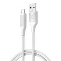 Кабель XO USB - USB Type-C (M/M), 3А, 60W, 1 м, White (NB265-AC.white)