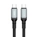 Кабель XO USB Type-C - USB Type-C (M/M), 5А, 240W, 2 м, Black (NB-Q264B-CC.black)