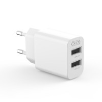 Мережевий зарядний пристрій XO L109 (2USB, 2.4А) White (L109.white)