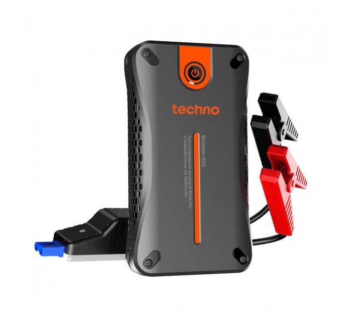 Пусковий пристрій для автомобілів Techno 10000mAh Black (booster-800)