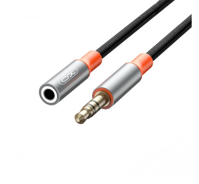 Аудио-кабель XO AUX 3.5 мм - AUX 3.5 мм 1 м Black (NB-R269A.black)