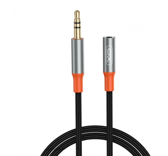 Аудио-кабель XO AUX 3.5 мм - AUX 3.5 мм 1 м Black (NB-R269A.black)