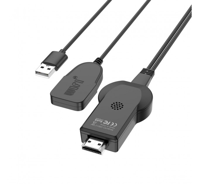 XO Адаптер XO GB012 HDMI - USB-A (M/M) Black
