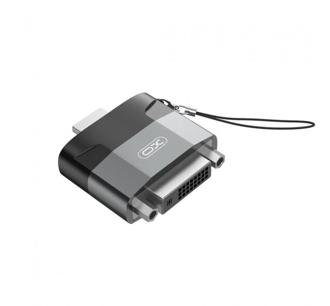 XO Адаптер XO HDMI-DVI (M/F) Black/Grey (GB013-HDMIDVI.tranish)