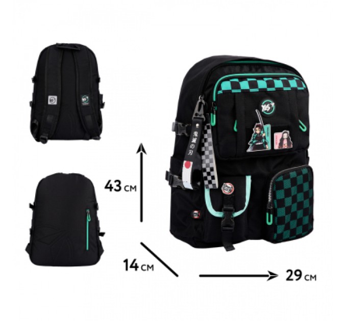 Yes Рюкзак шкільний Yes Demon Slayer Tanjiro T-107 (559978)