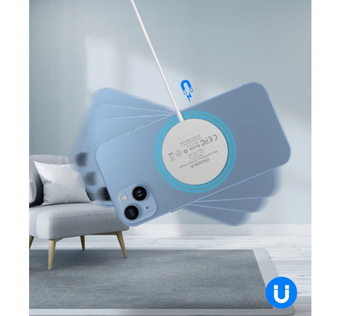 Бездротовий зарядний пристрій Choetech T518-F 15W + підставка-тримач