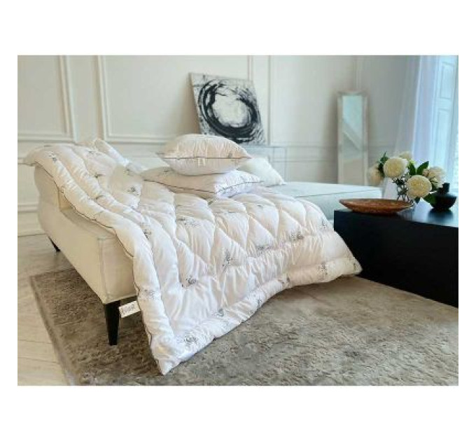 Руно Ковдра Руно зі штучного лебединого пуху Silver Swan 140х205 см (321.52_Silver Swan)