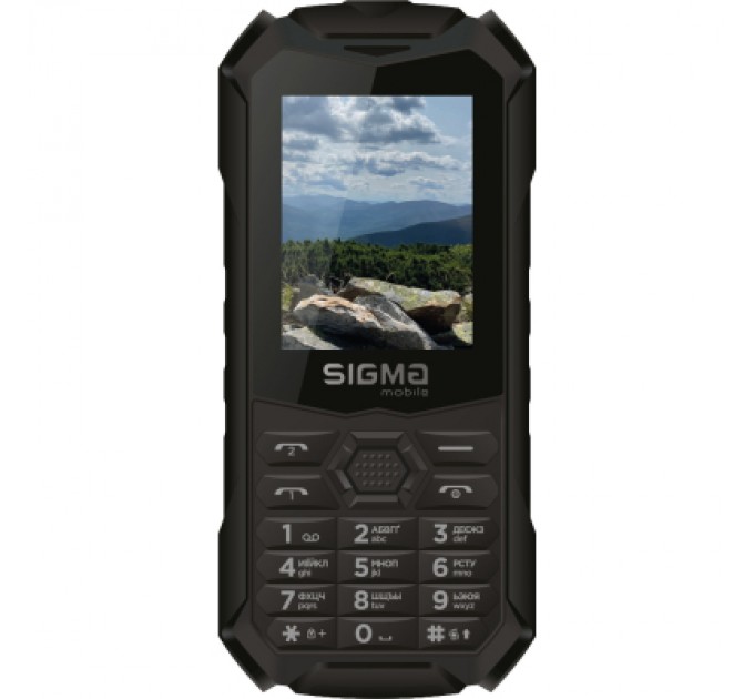 Sigma Мобільний телефон Sigma X-treme PV68 Black (4827798738214)