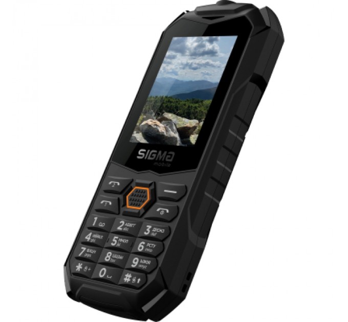 Sigma Мобільний телефон Sigma X-treme PV68 Black Orange (4827798738221)