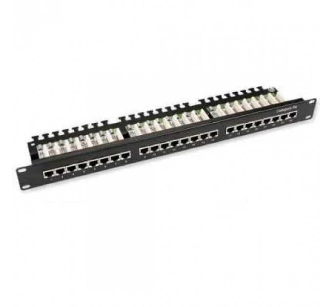 Патч-панель Hypernet 19" 24 порта UTP cat.5e с менеджментом кабеля (PP-UTP24-WMR)