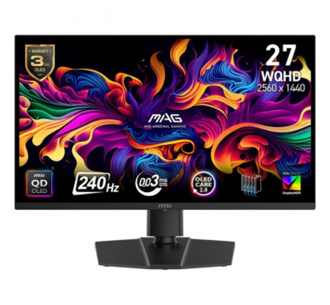 MSI Монітор MSI MAG 271QP QD-OLED X24