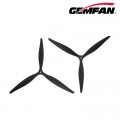 Gemfan Пропелер для дрона Gemfan F1510 Folding 3 Blade Glass Fiber Nylon - Black 1CW + 1CCW (PMGNF1510-3A2)