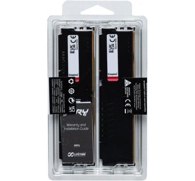 Модуль пам`яті DDR5 2x16GB/6000 Kingston Fury Beast Black (KF560C30BBEK2-32)