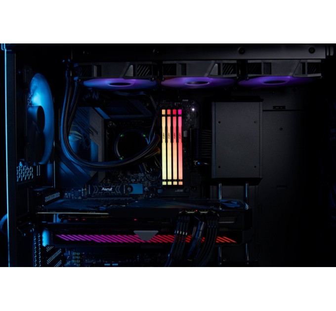 Модуль пам`яті DDR5 32GB/5600 Kingston Fury Beast RGB Black (KF556C36BBE2A-32)