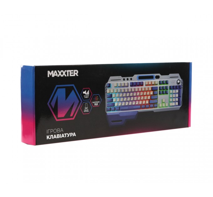 Maxxter Клавiатура Maxxter KBG-RGB-01-UA