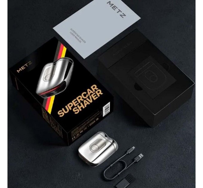 Metz Електробритва Metz SuperCar Shaver Silver (MZCP021-SL)