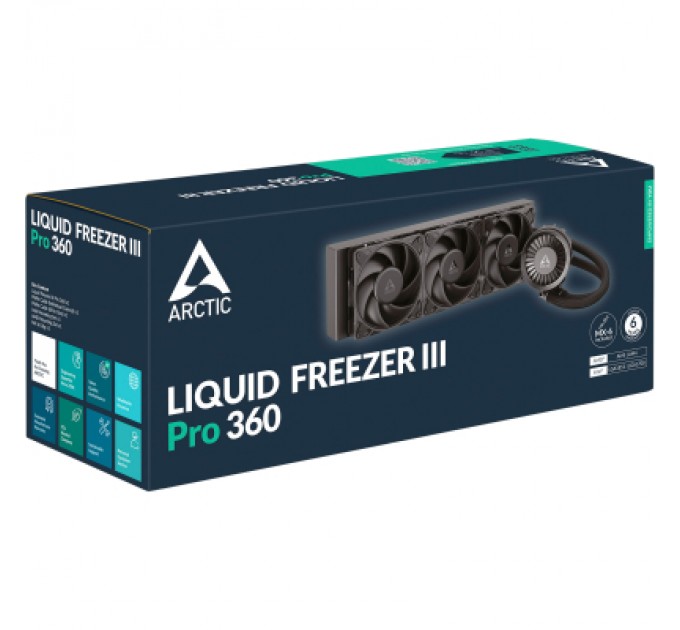 Система рідинного охолодження Arctic Liquid Freezer III Pro 360 (Black) (ACFRE00180A)