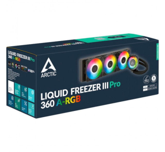 Система рідинного охолодження Arctic Liquid Freezer III Pro 360 A-RGB (ACFRE00184A)