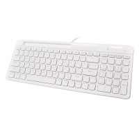 Клавiатура Maxxter KB-01W-UA White