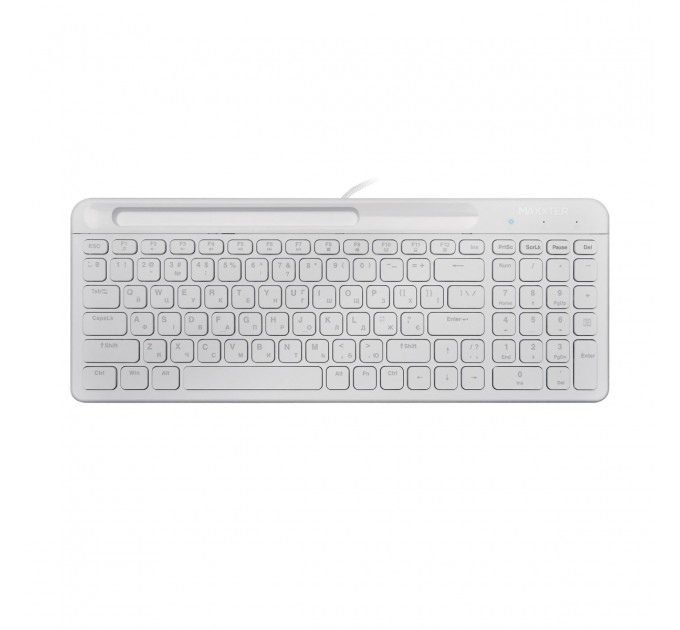 Maxxter Клавiатура Maxxter KB-01W-UA White