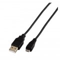 BOROFONE Кабель Hama USB - micro USB (M/M), 2 м, Black (00115536)