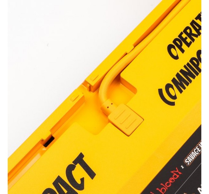 A4Tech Клавіатура A4Tech Bloody AT87 RGB Renegade Black/Yellow