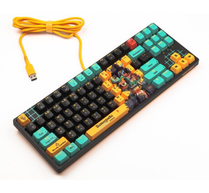 A4Tech Клавіатура A4Tech Bloody AT87 RGB Renegade Black/Yellow