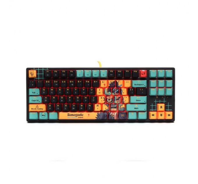 A4Tech Клавіатура A4Tech Bloody AT87 RGB Renegade Black/Yellow