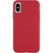 Чохол-накладка Case-Mate Barely There Leather для Apple iPhone X / iPhone XS Red (CM037748)