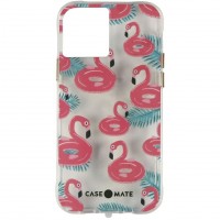 Чохол-накладка Case-Mate Tough Prints для Apple iPhone 12 / iPhone 12 Pro Float On Flamingos (CM047212)